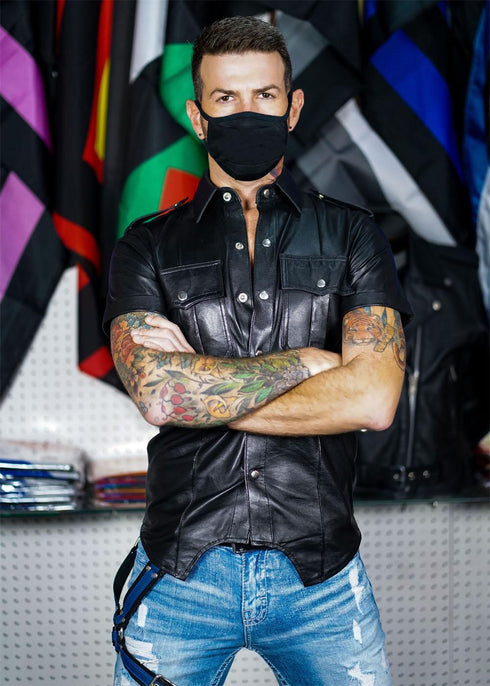 Highway Patrol Shirt - Leather - Black